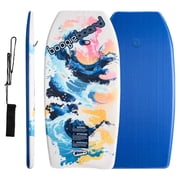 Wham-O 37-Inch Boogie Board Lightweight Surfboard with Wrist Leash