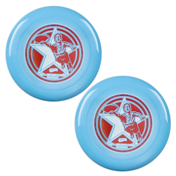 Wham-O Frisbee All Sport Disc 140g, 9.85 Inch, Durable and Non-Slip Grip for Outdoor Games, Perfect for Team Sports and Family Fun -2 Pack