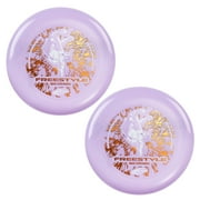 Wham-O Frisbee Freestyle Disc 160g, 10.5 Inch, Durable and Flexible PE for Outdoor Beach, Family Fun -2 Pack