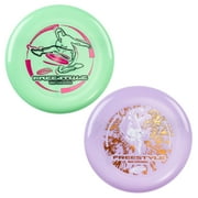 Wham-O Frisbee Freestyle Disc 160g, 10.5 Inch, Durable and Flexible PE for Outdoor Beach, Family Fun -2 Pack