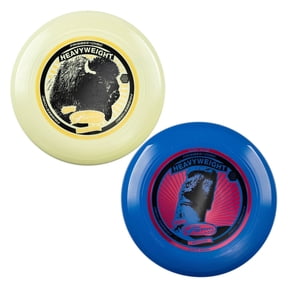 Wham-O Frisbee Heavyweight 200g, 11 Inch Long Distance and Durable Disc for Outdoor Activities, Stable Flying for Family Fun - 2 Pack