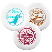 Wham-O Frisbee Official Ultimate 175g Flying Disc, 10.75 Inch, Professional Training, for Competition and Outdoor Fun -3 Pack