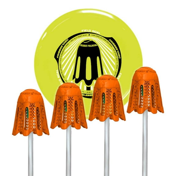 Wham-O Fun Frisbee Disc Field Goal Pole Set Outdoor Backyard Toy Family Game