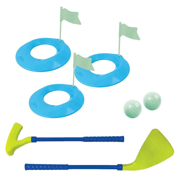 Wham-O Glow In The Dark Jumbo Snow Golf Kit - Outdoor Snow Golf Game Set, Fun Winter Activity for Ages 5+