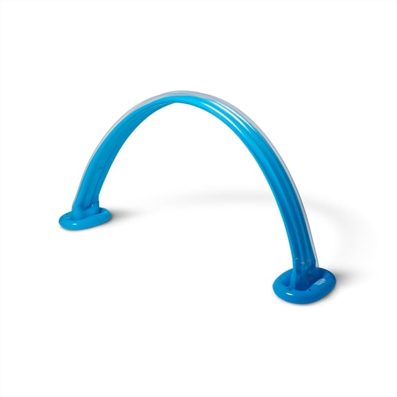 Wham-O Inflatable Outdoor Water Giggle N Splash Rainbow Arch Sprinkler, Blue