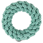 Wham-O Rope Toy - Tough and Durable -Tug & Chew Toy for Medium & Large Dogs, Green & White