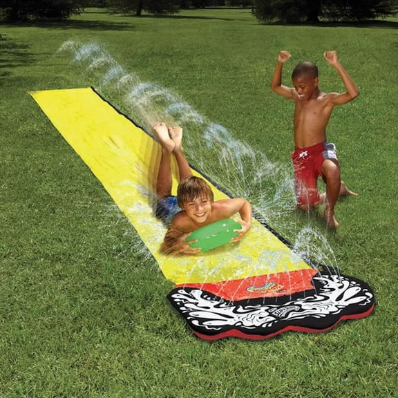 HI Wham-O Slip'N Slide Wave Rider 16' Single Sliding Lane Water Racer w/Boogie Board