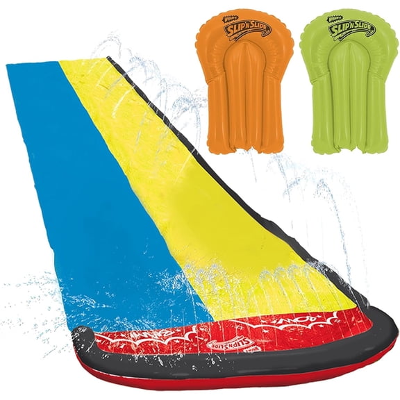 Wham-O Slip N Slide Wave Rider Double with 2 Slide Boogies - New Version