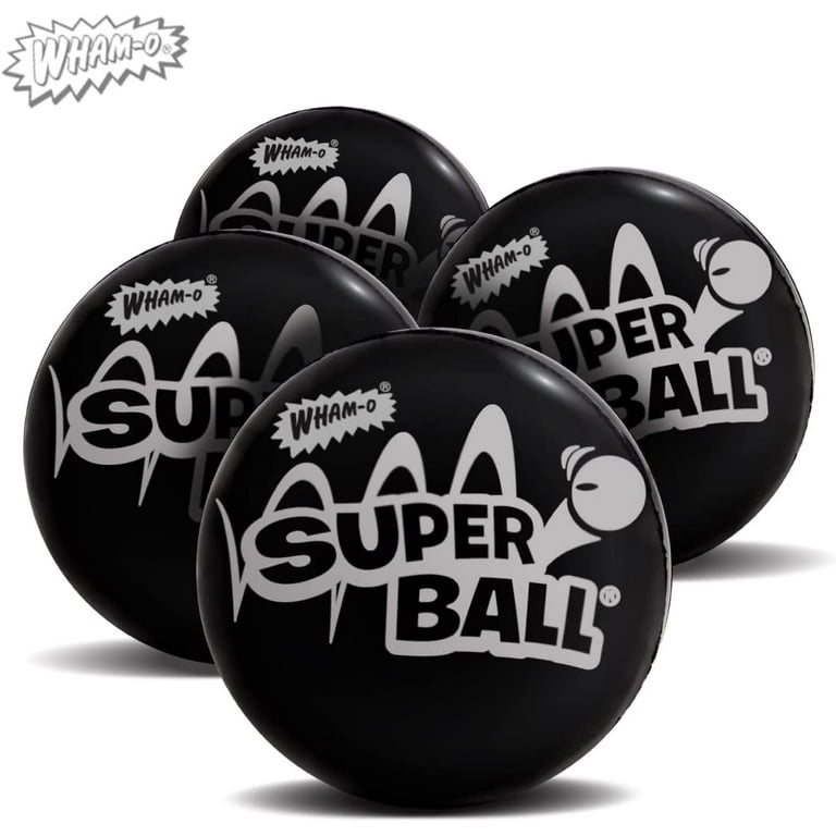 Wham-O Original Super Ball 4 Pack - High Bouncing, Assorted Colors