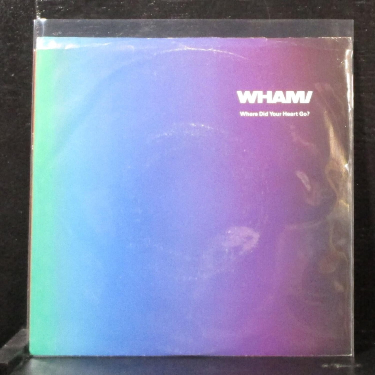 Wham!Where Did Your Heart Go? 1986 Original PICTURE SLEEVE 45 Michael