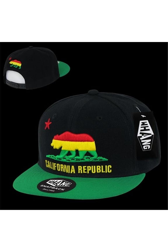 Cali Rep Snapback by WHANG, Rasta 2