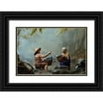 thumbnail image 1 of Whanset, Saravut 18x13 Black Ornate Wood Framed with Double Matting Museum Art Print Titled - G O O D F R I E N D, 1 of 4