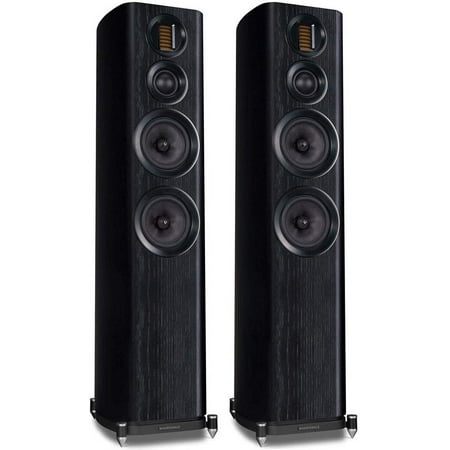 Wharfedale - EVO 4.4 Floorstanding Speakers (Pair) - Black Oak