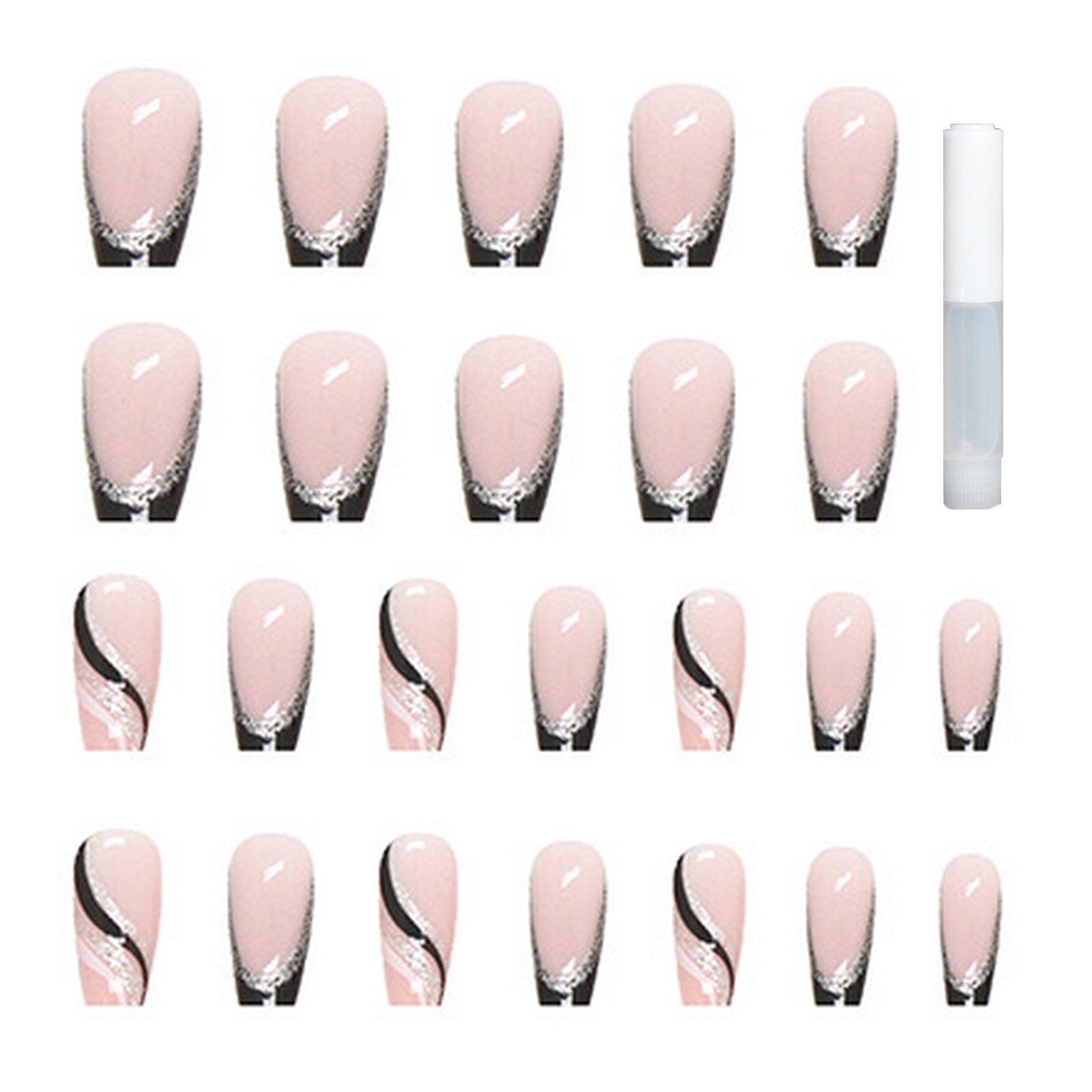 504Pcs Soft Tips Acrylic False Nails Press on Nails Ballet Nail Fully  Covered Transparent Nail Plate Different Size Extend Nails - buy 504Pcs  Soft Tips Acrylic False Nails Press on Nails Ballet