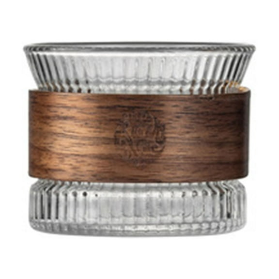 Wharick 4 oz Tea Cup Coffee Mugs, Transparent Glass Teacup, for Cappuccino, Latte, Beverage Hot/Cold, Milk