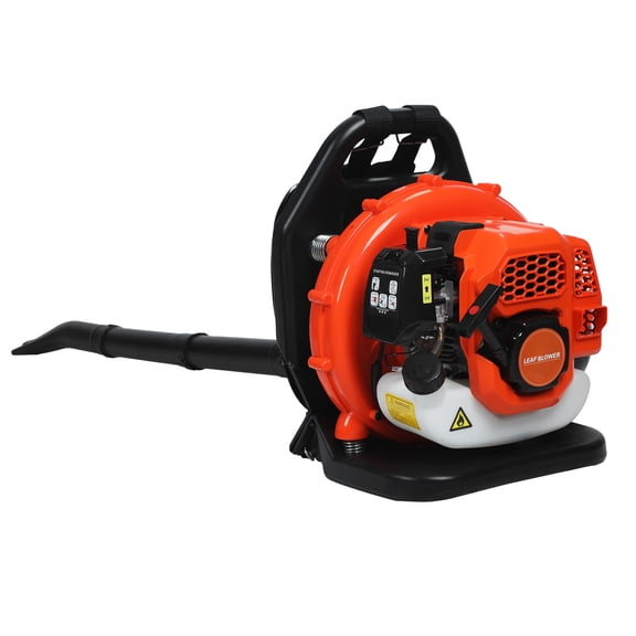 Wharick 550CFM Gas Backpack Blower with Complete Accessory Kit for Yard Cleanup