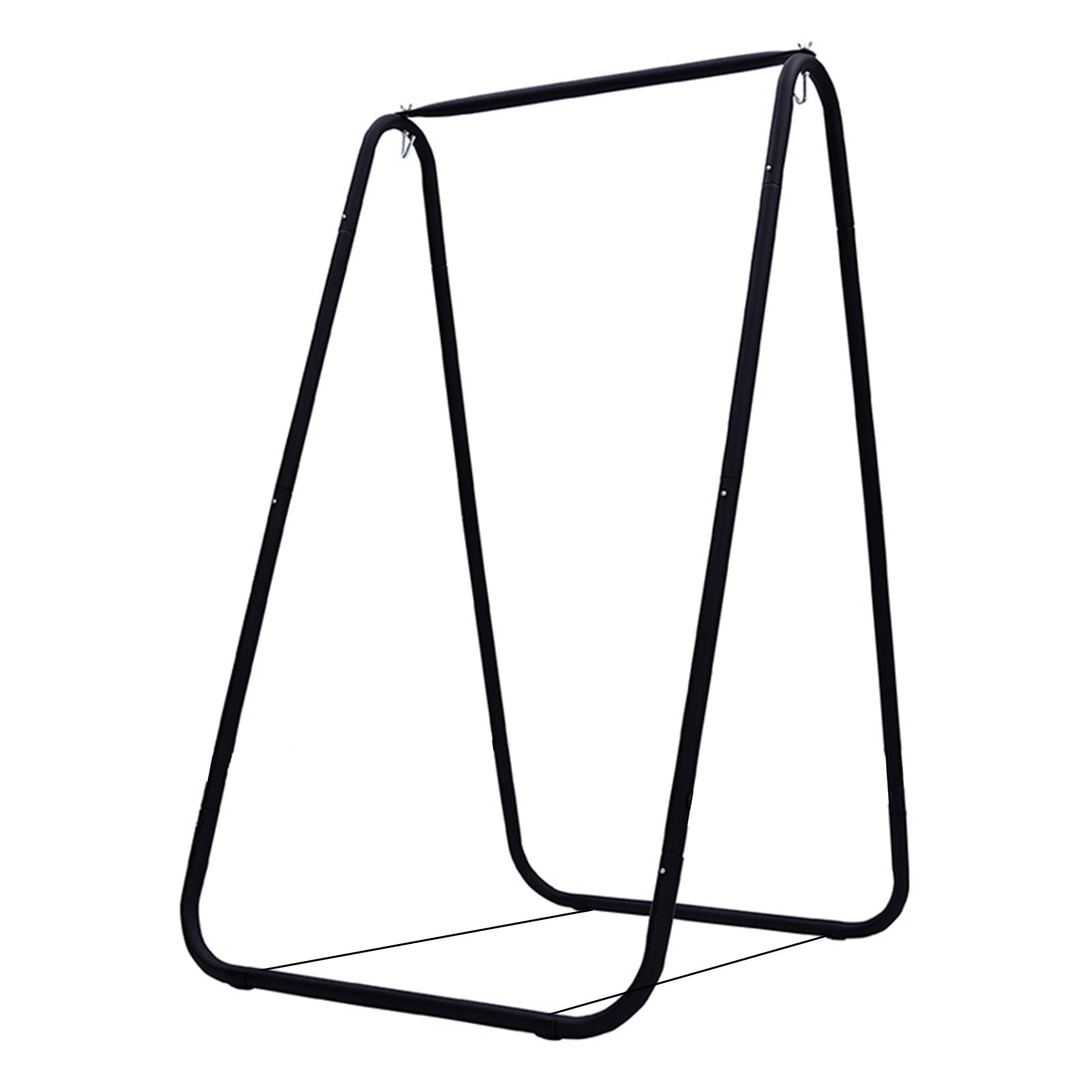 Black Metal A-Frame Hammock Chair Stand