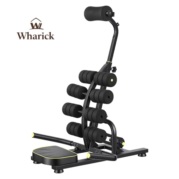 Wharick Adjustable Back Stretcher Lumbar Traction Device Metal Frame 22.44 x 25.59 x 34.25 inch