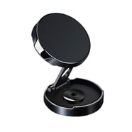 Support Téléphone Voiture Magnétique L-Type 360° Rotation - Fixation Magnétique Puissante Universelle Pour Smartphone