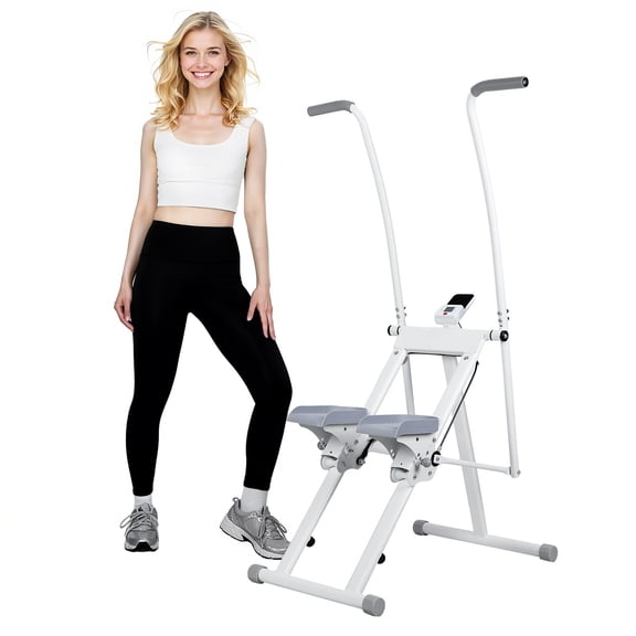 Wharick Full Body Workout Stepper Metal Construction 265lbs Bearing Foldable Home Gym Use