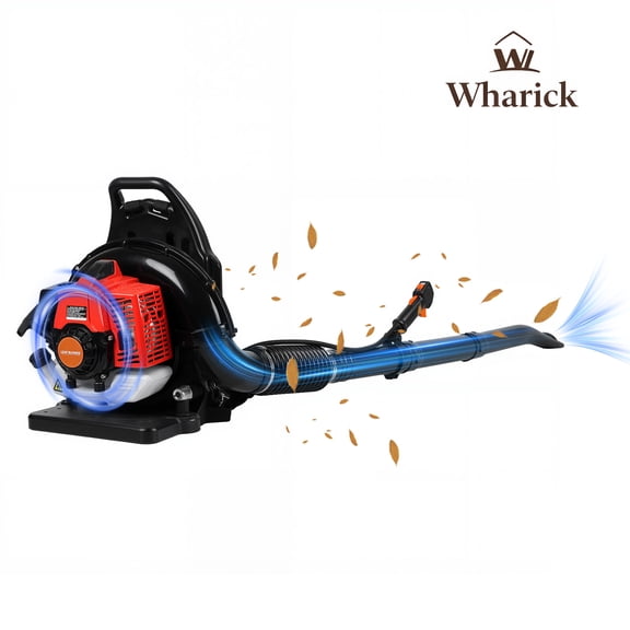 Wharick High CFM Backpack Blower 63.3cc Gas 2-Stroke Engine
