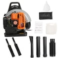 thumbnail image 1 of Wharick Leaf Blower for Lawn Care - Backpack Leaf Blower 63CC Gas Powered 2-Cycle Engine, 665CFM Strong Air Flow for Leaf, Sand, Gravel and Snow, 1 of 8