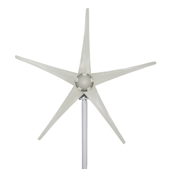 Wharick Low Start Up Wind Power Generator, 1200W 5 Blades, Weather Resistant, 44.88x25.2x21.26 Inch, DC27-54V