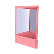 Wharick Non-Reversing Mirror, True Reflection Makeup Mirror, ABS Frame Tinted Lens, 5.51" 6.69" & 11.02" 9.06" 7.48"