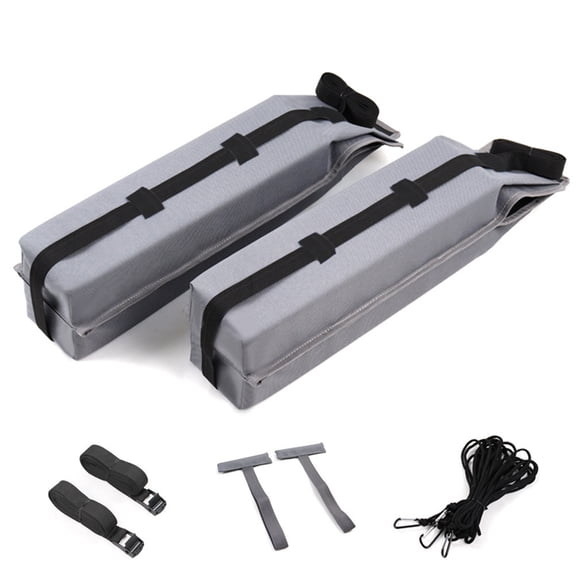 Wharick Universal Roof Bracket Set Soft Roof Rack Pads 44.09x5.12x2.95 Inch Non Slip Anti Scratch Design