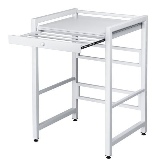 Wharick Washer Dryer Shelf, Freestanding Over Washer Storage Shelf, Carbon Steel & Density Plate, 24.8×28.74×41.34 Inch, 200KG Load