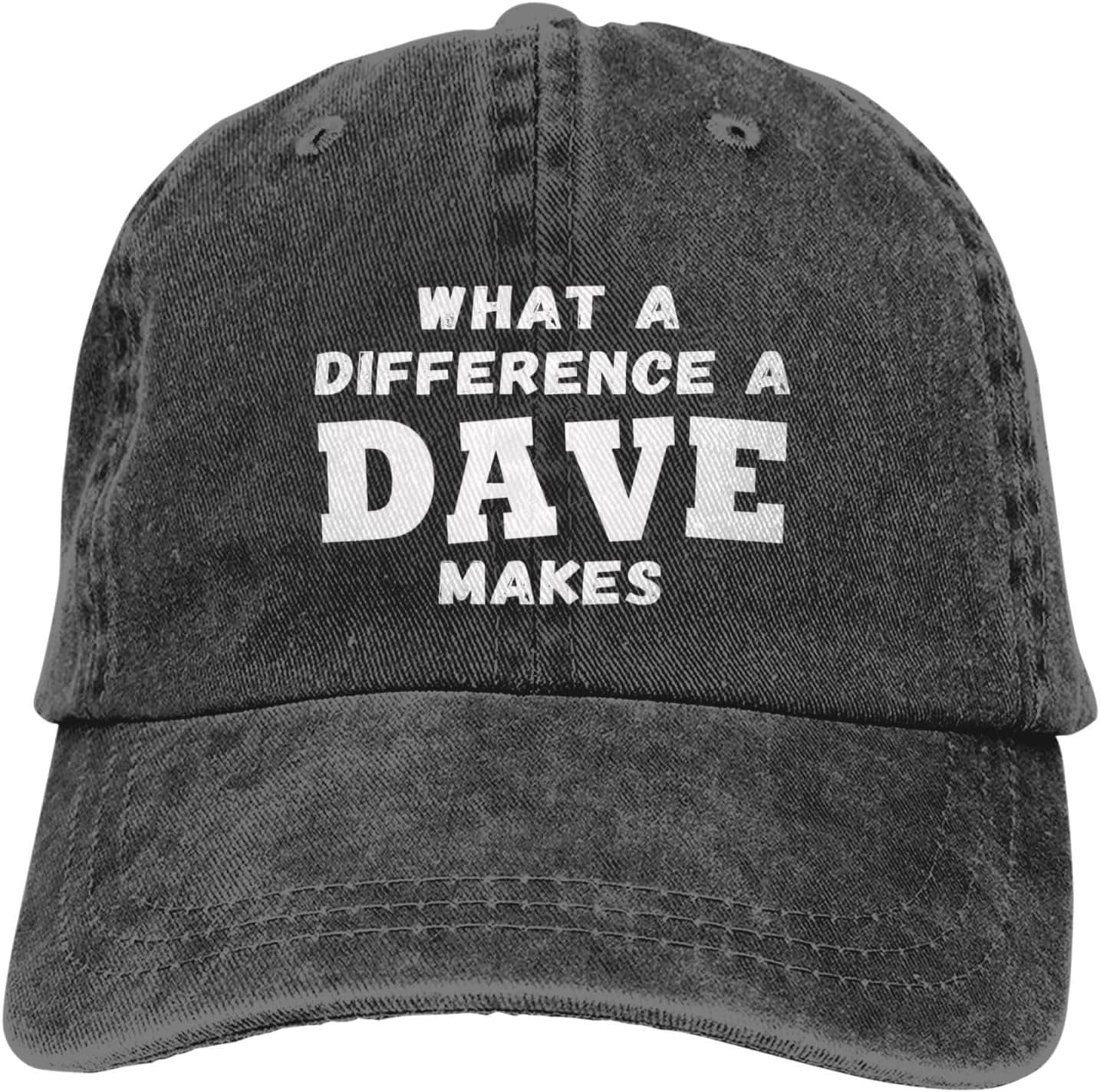 What A Differences A Dave Makes Hat Baseball Cap Hats for Men ...