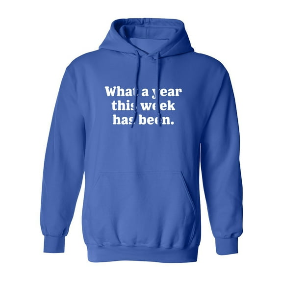 What A Year This Week Has Been Adult Hooded Sweatshirt