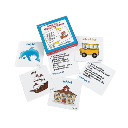 What Am I? Guessing Card Game - Educational - 50 Pieces
