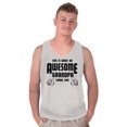 thumbnail image 1 of What An Awesome Grandpa Looks Like Mens Big & Tall Graphic Tank Top Brisco Brands 3X, 1 of 5