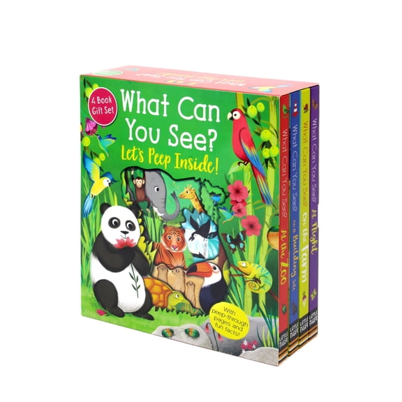 Peep Inside Board Books What Can You See? 4 Books Collection Box Set