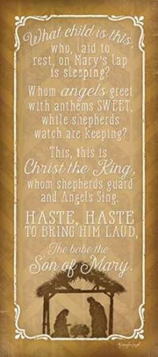 What Child Is This Canvas Art - Jennifer Pugh (24 x 48)
