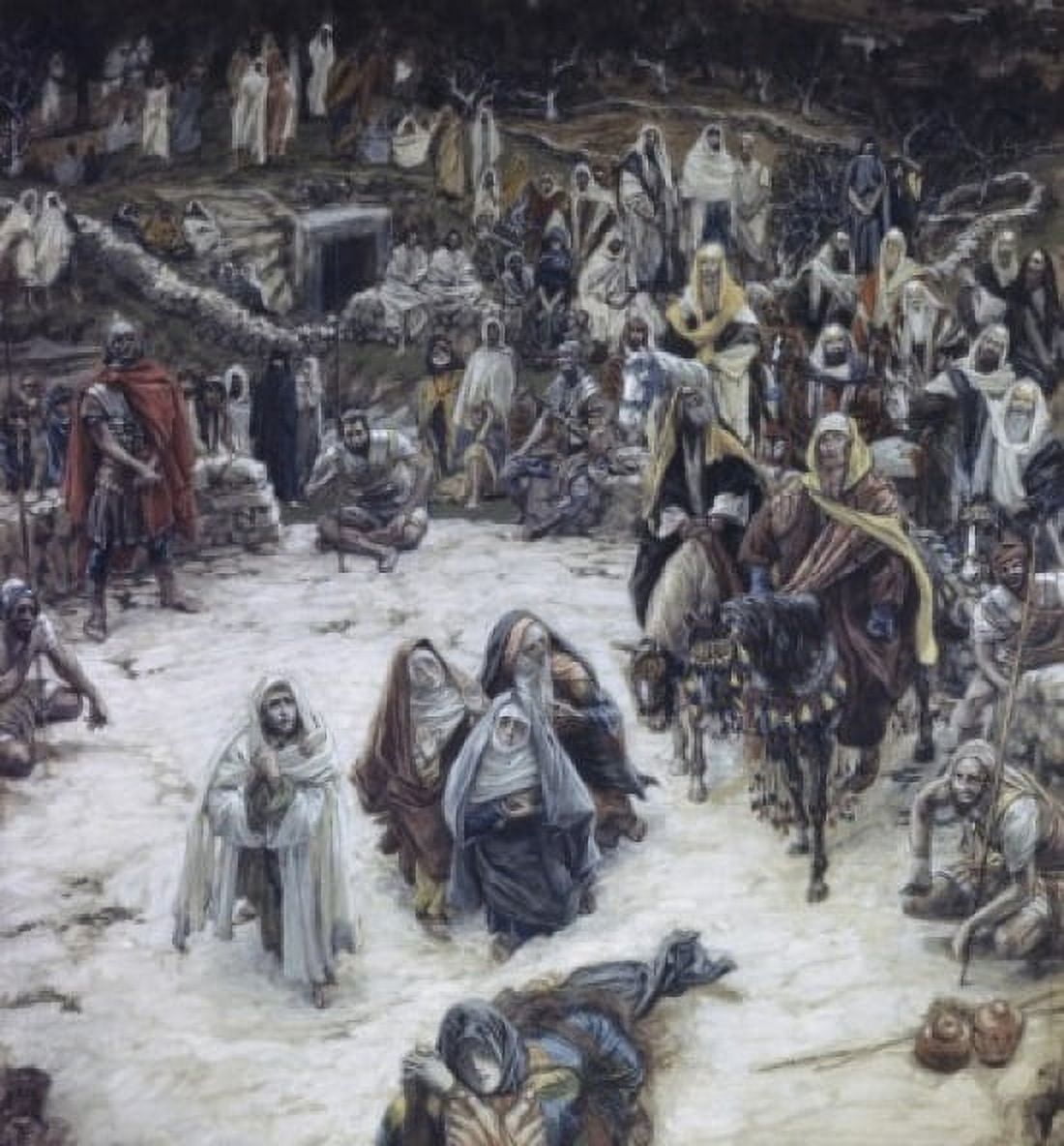 What Christ Saw From the Cross 1886-1894 James Tissot (1836-1902 French) Gouache Brooklyn Museum New York USA Canvas Art - James Tissot (18 x 24)
