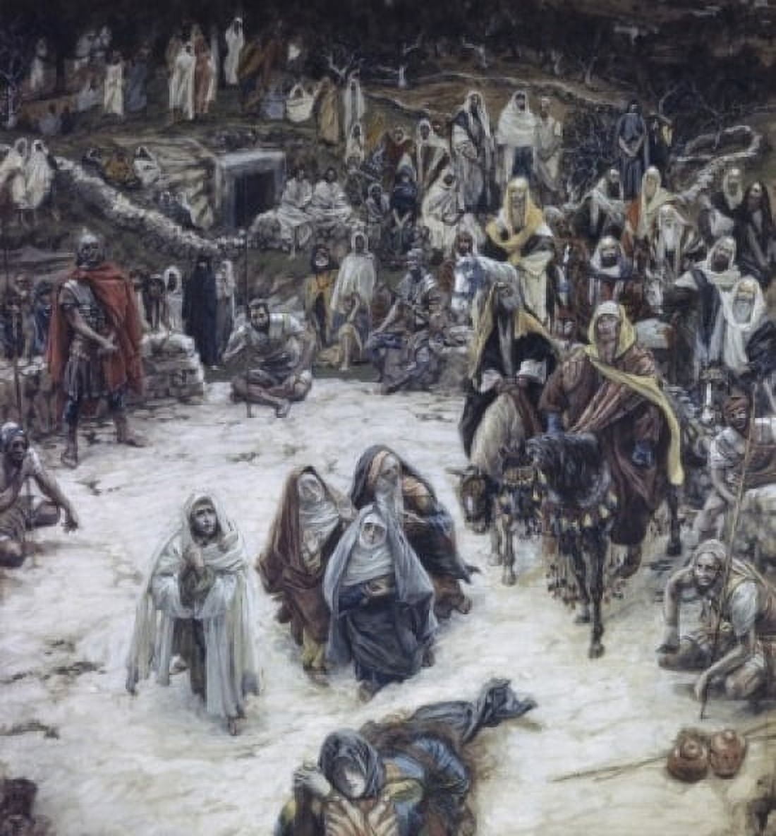 What Christ Saw From the Cross 1886-1894 James Tissot (1836-1902 French) Gouache Brooklyn Museum New York USA Canvas Art - James Tissot (24 x 36)