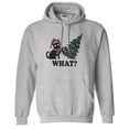 thumbnail image 1 of What Christmas Cat Hoodie Sweatshirt Unisex 5X-Large Grey, 1 of 5
