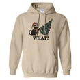 thumbnail image 1 of What Christmas Cat Hoodie Sweatshirt Unisex Large Sand, 1 of 5