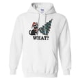 thumbnail image 1 of What Christmas Cat Hoodie Sweatshirt Unisex Small White, 1 of 5