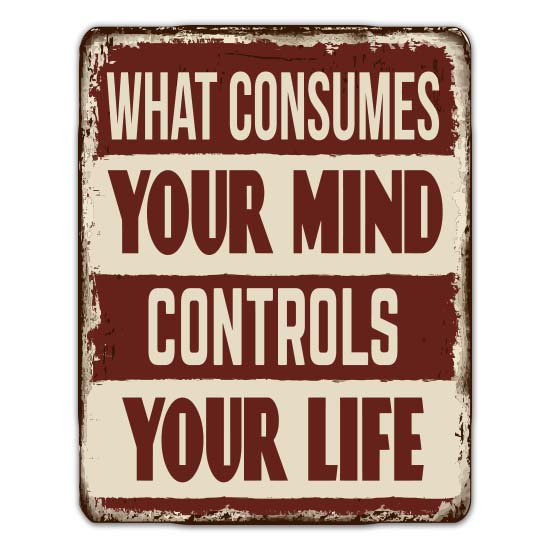 Controls Life Sticker What Consumes Your Mind Controls Your Life - 5