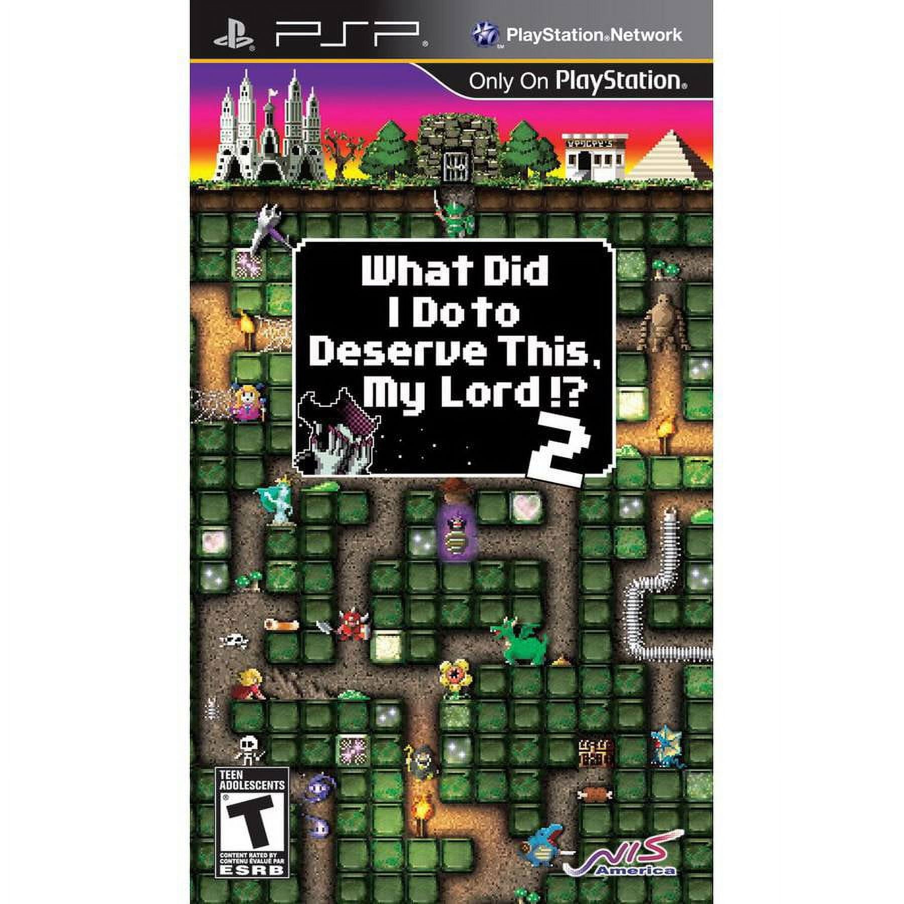 PSP ゲーム What Did I Do to Deserve This, My Lord!? 2 - Sony PSP - Walmart.com