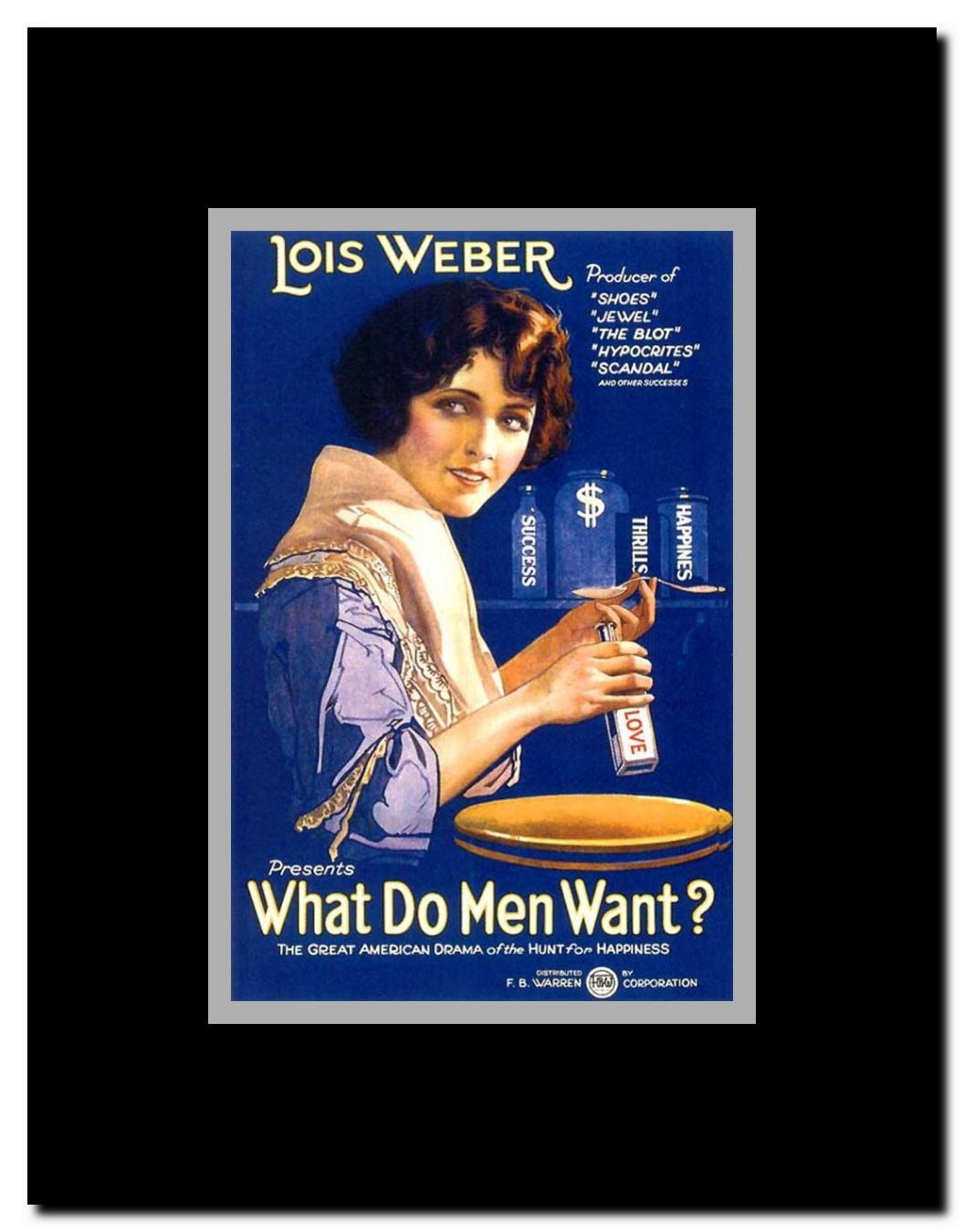 What Do Men Want? Framed Movie Poster