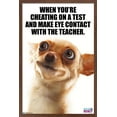 thumbnail image 1 of What Do You Meme - Eye Contact Wall Poster, 14.725" x 22.375", Framed, 1 of 3