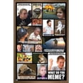 thumbnail image 1 of What Do You Meme - Grid Wall Poster, 14.725" x 22.375", Framed, 1 of 3