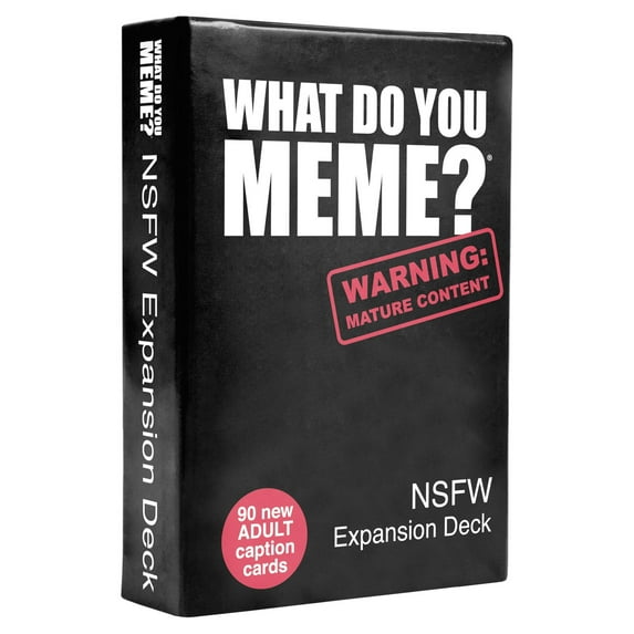 What Do You Meme? Nsfw Expansion Pack Party Game, Designed to Be Added to What Do You Meme Core Game