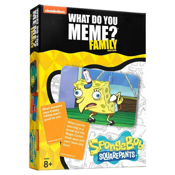 What Do You Meme? SpongeBob Family Edition Card Game  for Ages 8+  Perfect for Family Game Night!