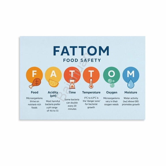 What Does FATTOM Mean Poster Food Health Wall Art (2) Canvas Painting Wall Art Poster for Bedroom Living Room Decor