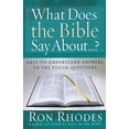 thumbnail image 1 of Pre-Owned What Does the Bible Say About...? (Paperback) 0736919031 9780736919036, 1 of 1